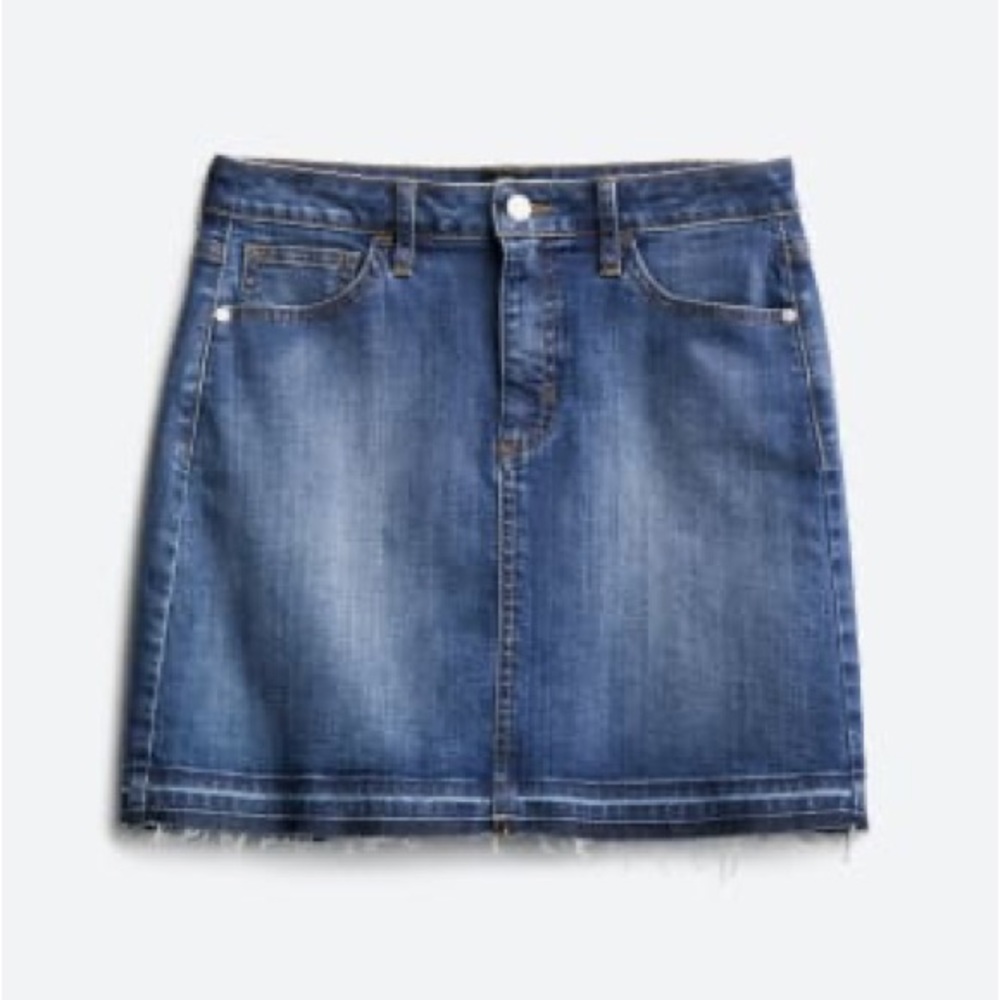 NWT Just Black Stormy Released Hem Denim Skirt